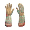 Patioplus Womens Synthetic Rose Picker Gardening Gloves - Green  Medium PA152505